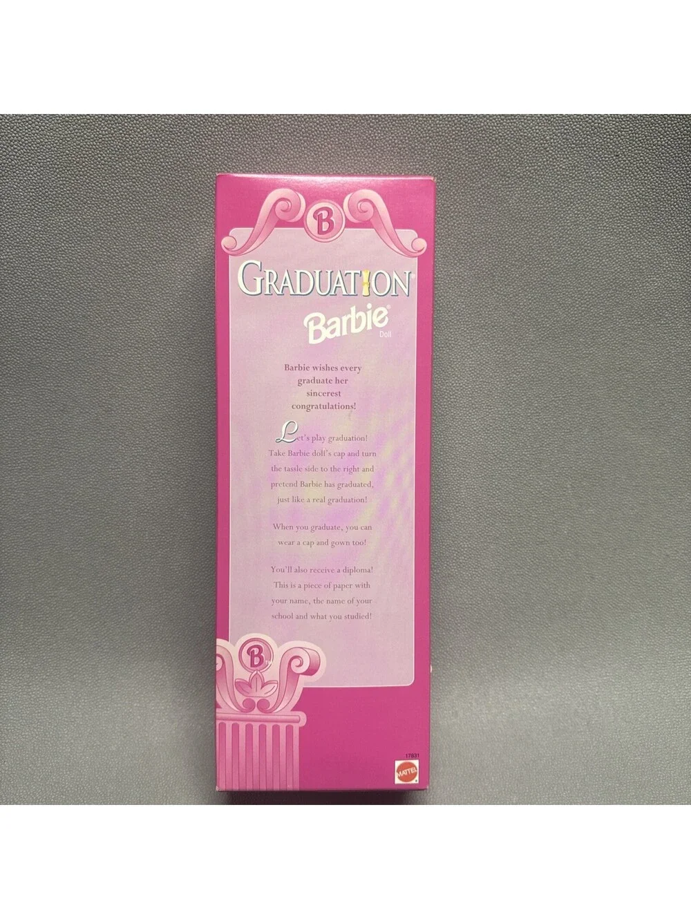 Special Edition Graduation Barbie African American Class Of 1998 Mattel - New